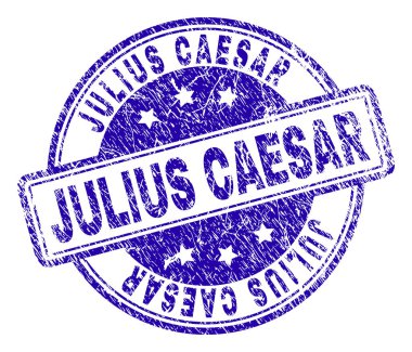 Dokulu Julius Caesar damga mühür çizik