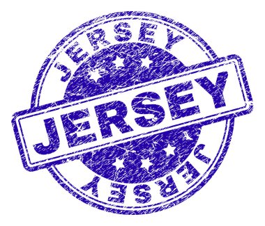 Dokulu Jersey damga mühür çizik