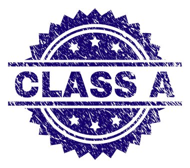 Grunge sınıf A damga mühür dokulu