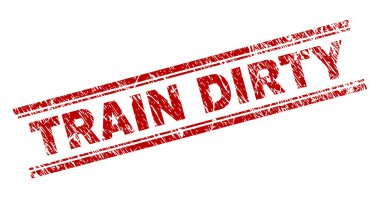 Grunge tren kirli damga mühür dokulu