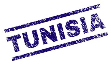 Dokulu Tunus damga mühür çizik