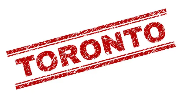 Grunge getextureerde Toronto stempel-zegel — Stockvector
