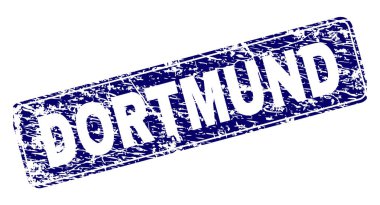 Yuvarlatılmış dikdörtgen damga çizilmiş Dortmund çerçeveli