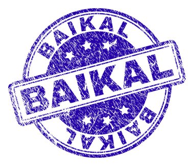 Grunge baykal damga mühür dokulu