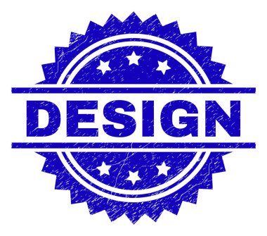 Dokulu tasarım damga mühür çizik