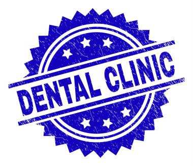 Dokulu diş kliniği damga mühür çizik