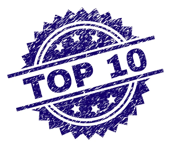 En iyi 10 damga mühür grunge dokulu