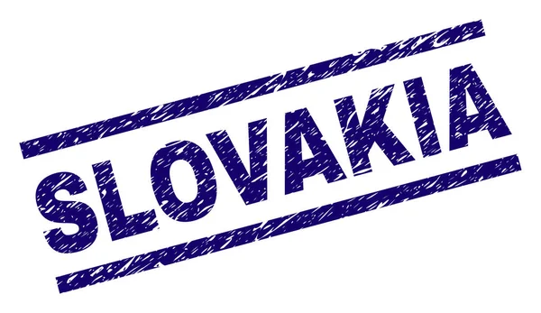 Streszczenie teksturowanej plombie Słowacja — Wektor stockowy