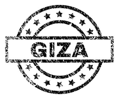 Dokulu Giza damga mühür çizik