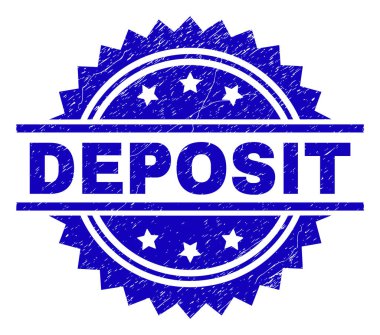 Dokulu mevduat damga mühür çizik