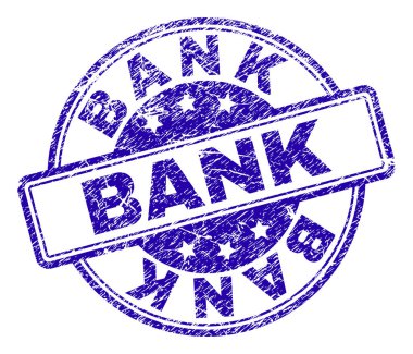 Grunge banka damga mühür dokulu