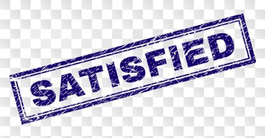 Çizik memnun dikdörtgen damgası