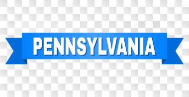 Pennsylvania metin ile mavi şerit