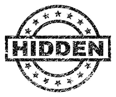 Grunge gizli damga mühür dokulu