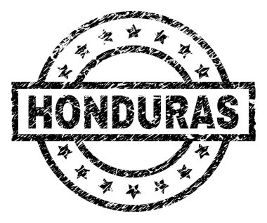 Dokulu Honduras damga mühür çizik