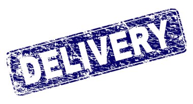 Yuvarlatılmış dikdörtgen damga çizilmiş teslim çerçeveli