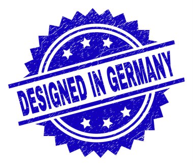 Almanya damga mühür tasarlanmış dokulu çizik