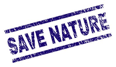 Grunge dokulu doğa damga mühür kaydetmek