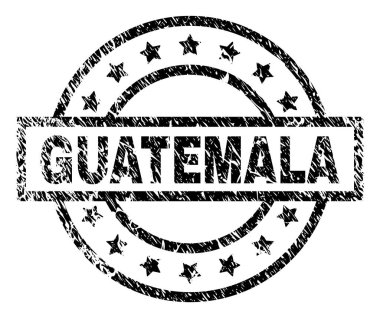 Grunge Guatemala damga mühür dokulu
