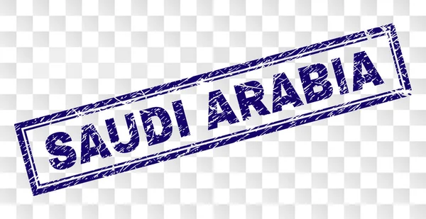 Stempel Panjang ARAB Grunge SAUDI - Stok Vektor