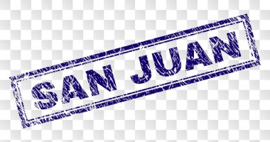 Çizik San Juan dikdörtgen damgası