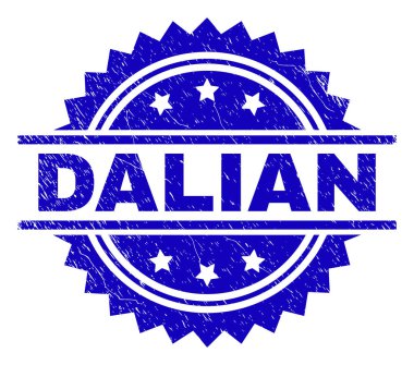 Grunge Dalian damga mühür dokulu