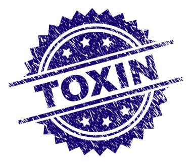 Grunge toksin damga mühür dokulu