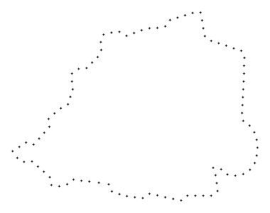 Nokta kontur Vatikan Haritası