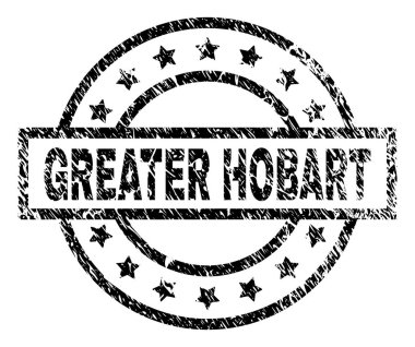 Çizik dokulu büyük Hobart damga mühür