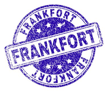 Dokulu Frankfort damga mühür çizik