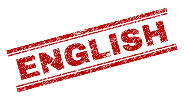 Çizik dokulu İngilizce mühür damgası