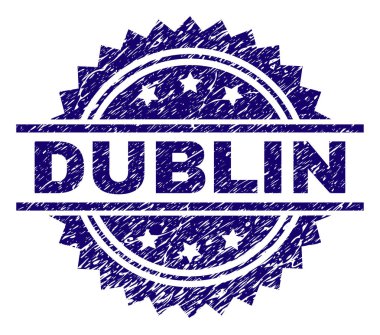 Grunge Dublin damga mühür dokulu