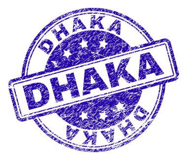 Grunge Dhaka damga mühür dokulu