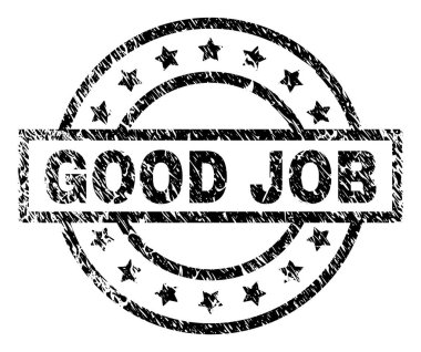 Dokulu iyi iş damga mühür çizik