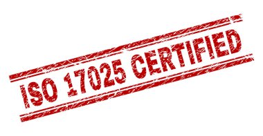 Grunge ISO 17025 onaylı damga mühür dokulu