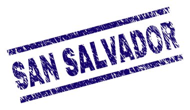 Dokulu San Salvador damga mühür çizik