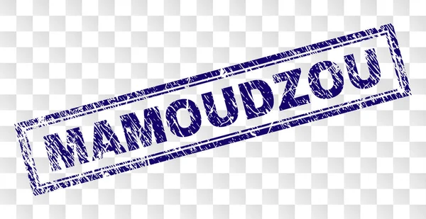 Çizik Mamoudzou dikdörtgen damgası