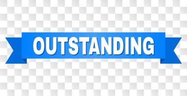 Olağanüstü metin ile mavi bant