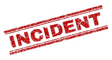 Dokulu olay damga mühür çizik