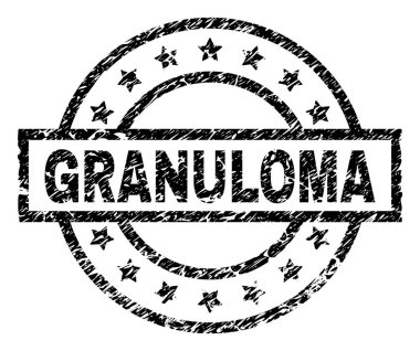 Grunge Granuloma damga mühür dokulu
