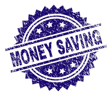 Çizik dokulu para tasarrufu damga mühür