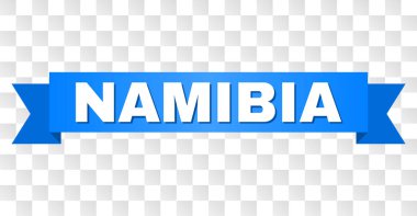 Namibya başlık ile mavi şerit