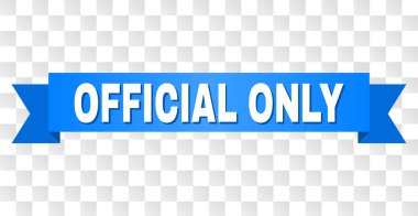 Mavi bant ile resmi tek başlık