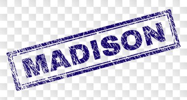 Çizik Madison Rectangle damgası