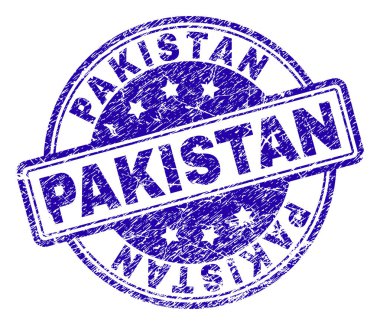 Grunge Pakistan damga mühür dokulu