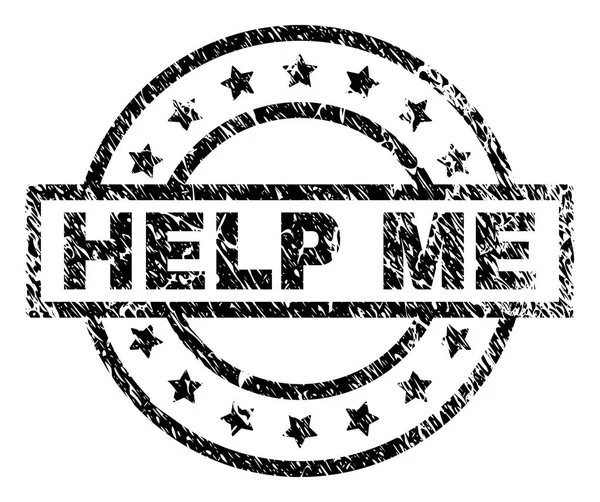 Dokulu grunge yardım etmek beni damga mühür