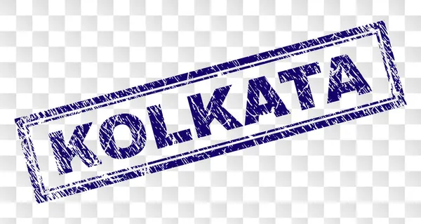 Grunge Kolkata dikdörtgen damgası