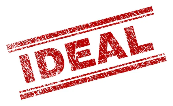 Dokulu Ideal damga mühür çizik