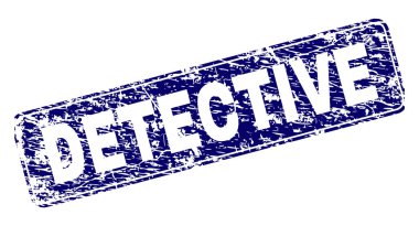 Yuvarlatılmış dikdörtgen damga çizilmiş Dedektif çerçeveli