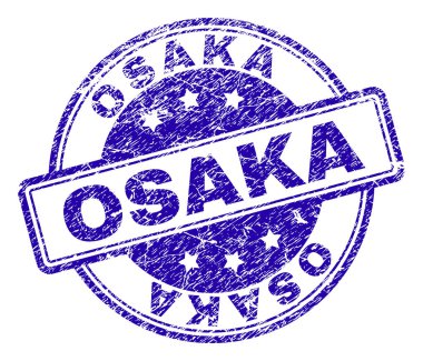 Grunge Osaka damga mühür dokulu
